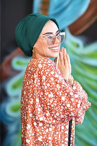 טורבן-כובע-טורבנים לנשים-היג'אב לנשים | עטיפות ראש שיער לנשים | חיג'אב תת-כובש-מכסה חיג'אב
